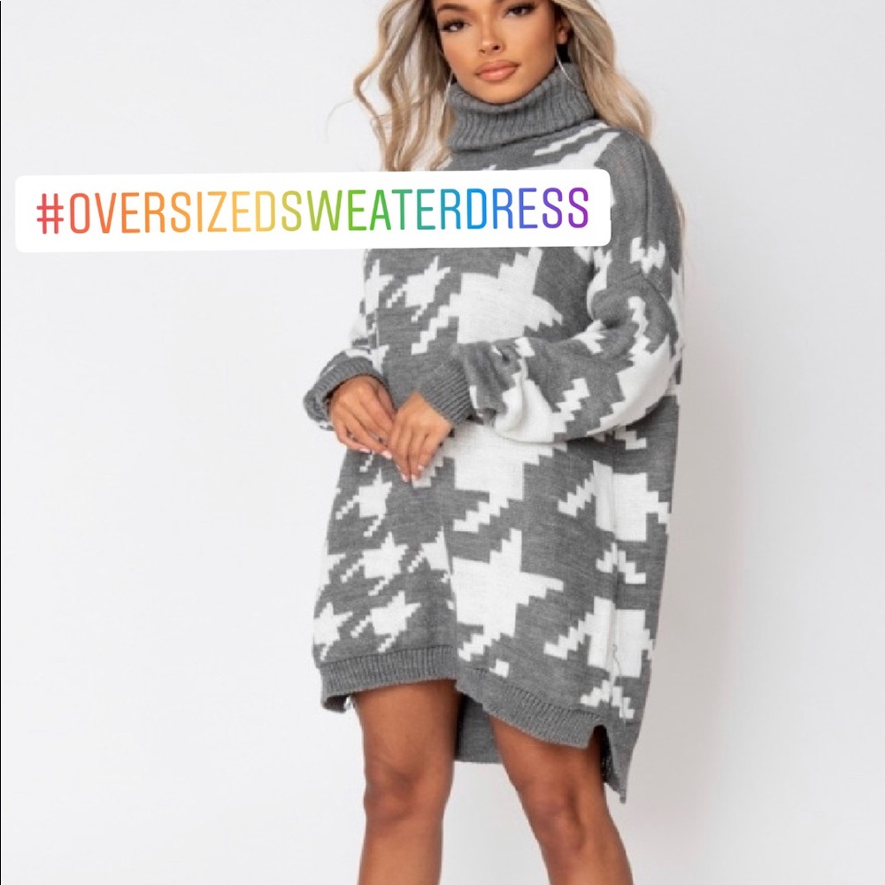 Oversized Sweater Dress
